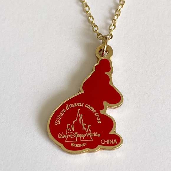 Vintage Disney Goofy Necklace 18" Fab 5 Dog Disneyana Signed Charm Gold Plated - Picture 8 of 11